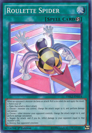Roulette Spider [DRL2-EN014] Super Rare Yu-Gi-Oh!
