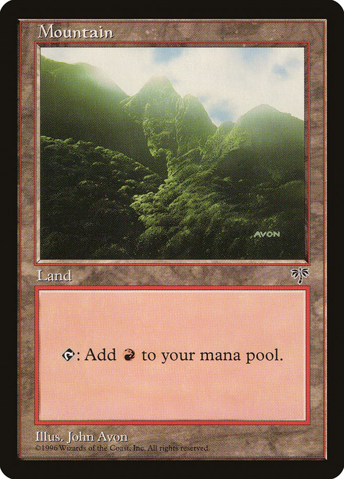 Mountain (343) [Mirage] Magic: The Gathering