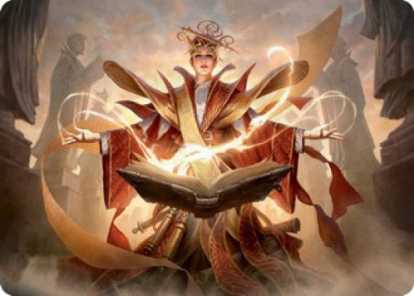 Augusta, Dean of Order Art Card [Strixhaven: School of Mages Art Series] Magic: The Gathering
