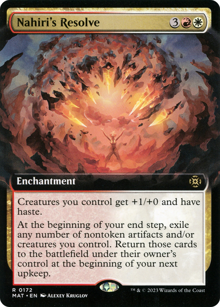Nahiri's Resolve (Extended Art) [March of the Machine: The Aftermath] Magic: The Gathering
