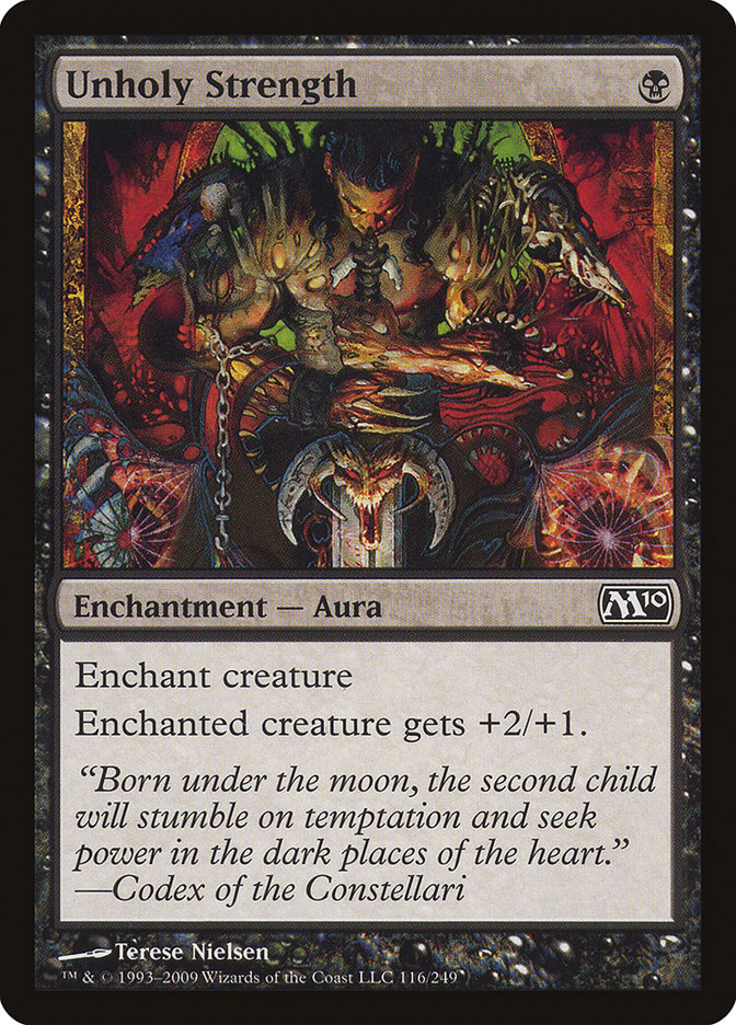 Unholy Strength [Magic 2010] Magic: The Gathering