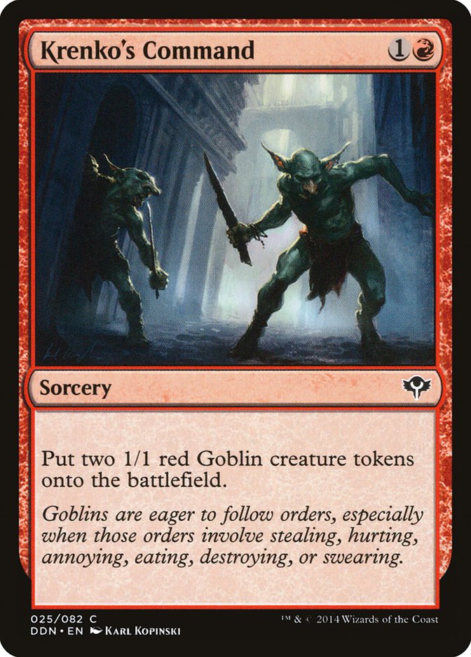 Krenko's Command [Duel Decks: Speed vs. Cunning] Magic: The Gathering