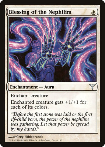 Blessing of the Nephilim [Dissension] Magic: The Gathering