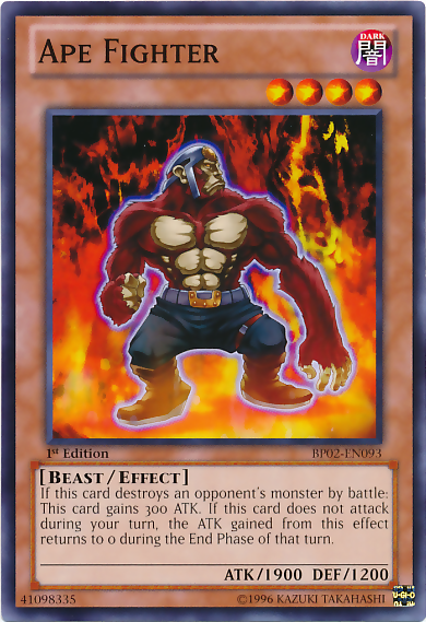 Ape Fighter [BP02-EN093] Mosaic Rare Yu-Gi-Oh!