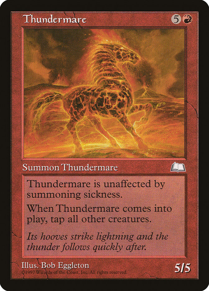 Thundermare [Weatherlight] Magic: The Gathering
