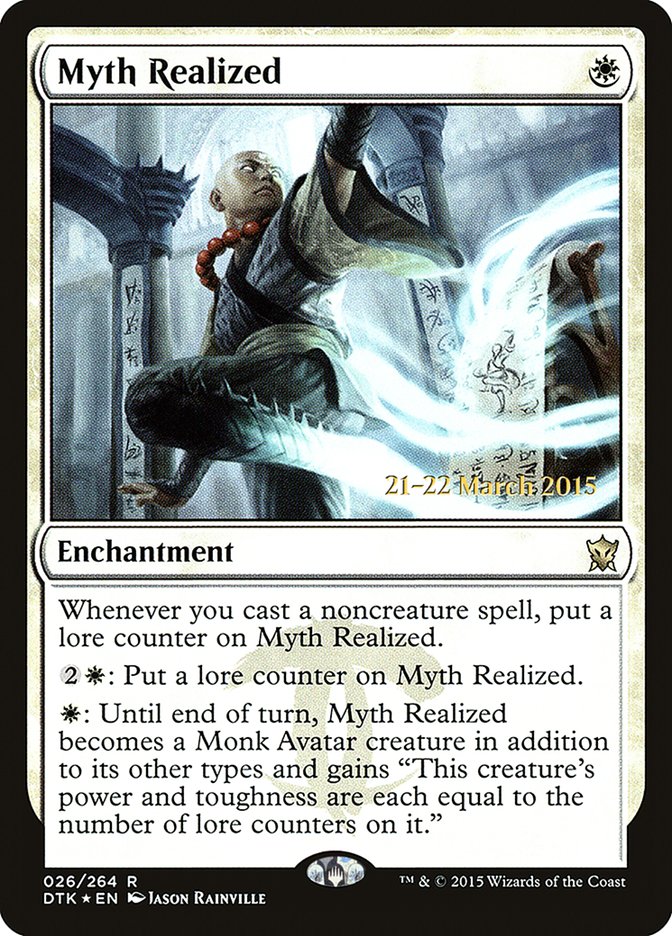 Myth Realized [Dragons of Tarkir Prerelease Promos] Magic: The Gathering