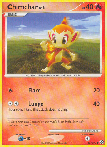 Chimchar (56/100) [Diamond & Pearl: Majestic Dawn] Pokémon
