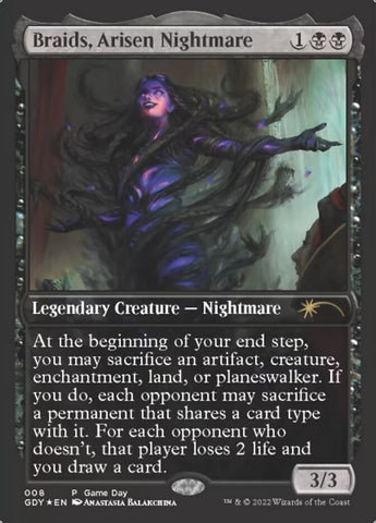 Braids, Arisen Nightmare [Game Day 2022] Magic: The Gathering