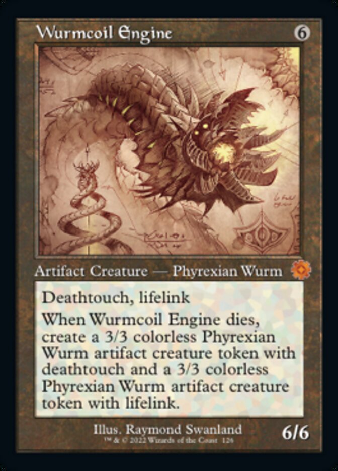 Wurmcoil Engine (Retro Schematic) [The Brothers' War Retro Artifacts] Magic: The Gathering