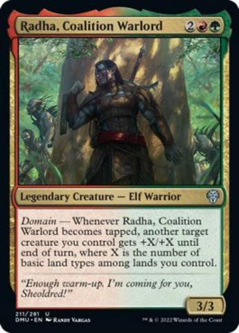 Radha, Coalition Warlord [Dominaria United] Magic: The Gathering