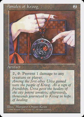 Amulet of Kroog [Fourth Edition] Magic: The Gathering