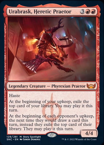 Urabrask, Heretic Praetor [Streets of New Capenna] Magic: The Gathering