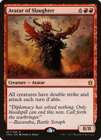 Avatar of Slaughter [Commander Anthology] Magic: The Gathering