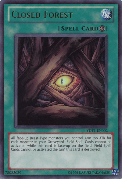 Closed Forest (5D's Duel Transer) [YDT1-EN002] Ultra Rare Yu-Gi-Oh!