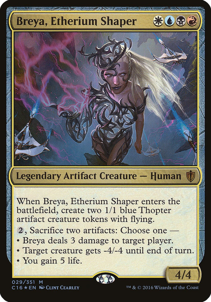 Breya, Etherium Shaper (Oversized) [Commander 2016 Oversized] Magic: The Gathering