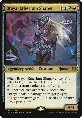 Breya, Etherium Shaper (Oversized) [Commander 2016 Oversized] Magic: The Gathering