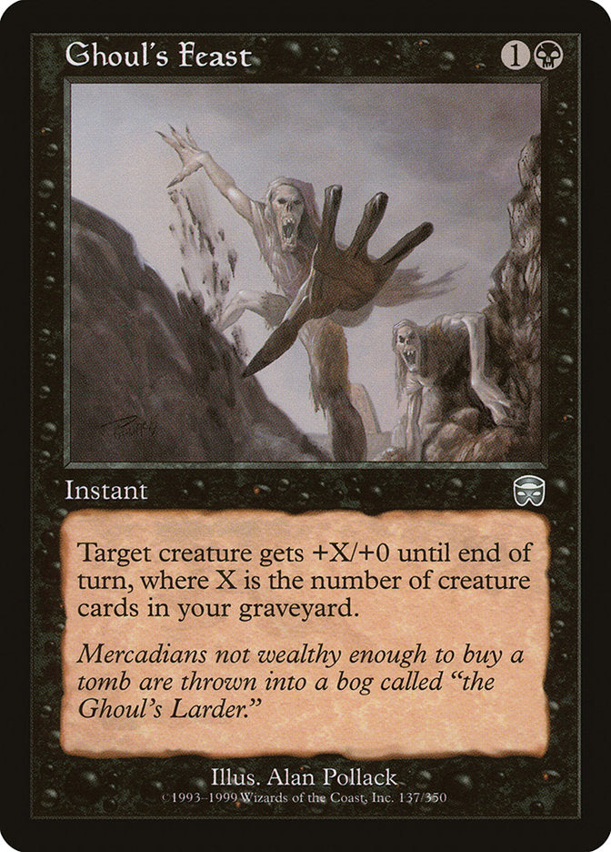 Ghoul's Feast [Mercadian Masques] Magic: The Gathering
