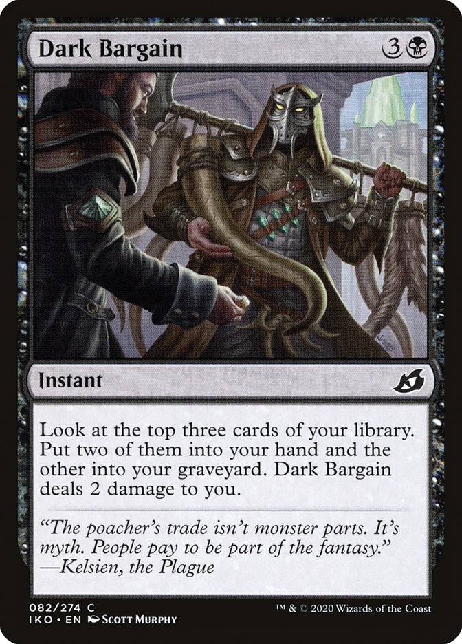 Dark Bargain [Ikoria: Lair of Behemoths] Magic: The Gathering