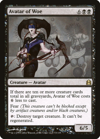 Avatar of Woe [Commander 2011] Magic: The Gathering
