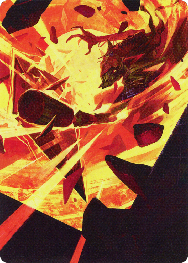 Zada, Hedron Grinder Art Card [March of the Machine Art Series] Magic: The Gathering