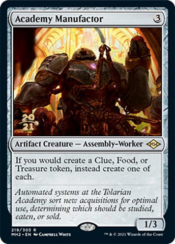 Academy Manufactor [Modern Horizons 2 Prerelease Promos] Magic: The Gathering