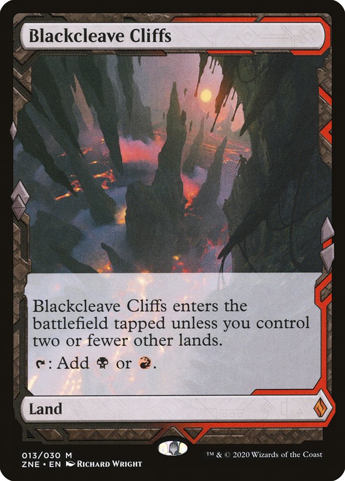 Blackcleave Cliffs (Expeditions) [Zendikar Rising Expeditions] Magic: The Gathering