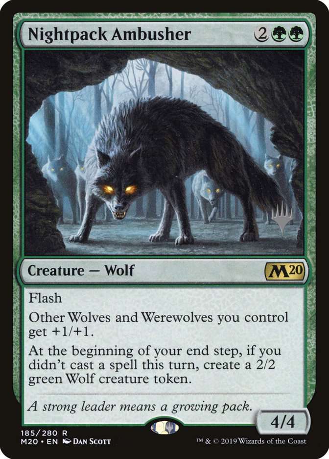 Nightpack Ambusher (Promo Pack) [Core Set 2020 Promos] Magic: The Gathering