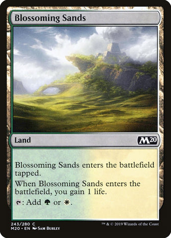 Blossoming Sands [Core Set 2020] Magic: The Gathering