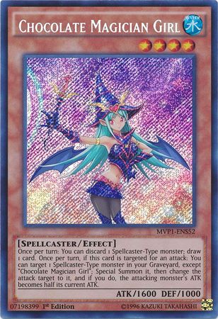 Chocolate Magician Girl [MVP1-ENS52] Secret Rare Yu-Gi-Oh!