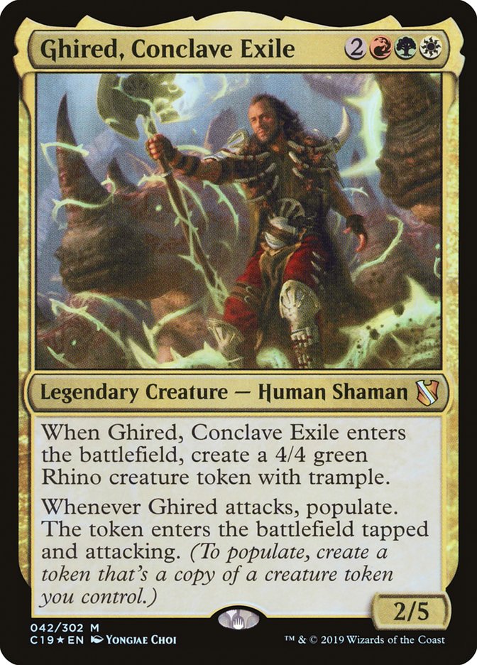 Ghired, Conclave Exile [Commander 2019] Magic: The Gathering