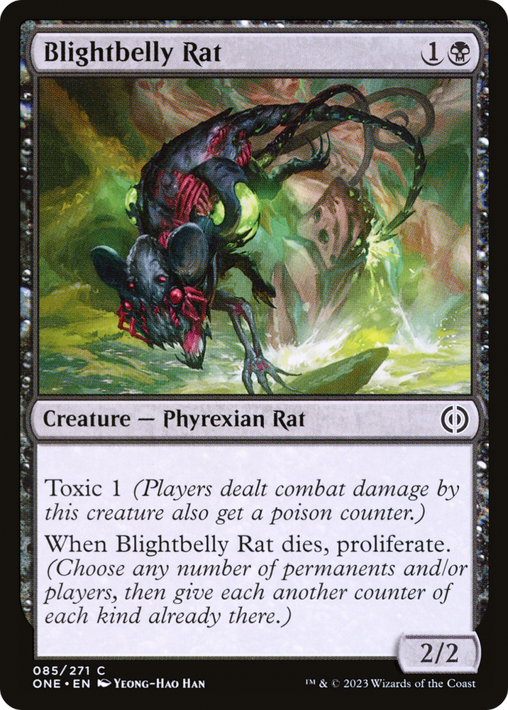 Blightbelly Rat [Phyrexia: All Will Be One] Magic: The Gathering