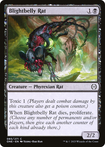 Blightbelly Rat [Phyrexia: All Will Be One] Magic: The Gathering