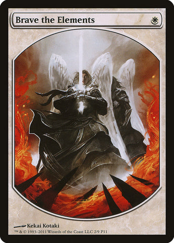 Brave the Elements [Magic Player Rewards 2011] Magic: The Gathering