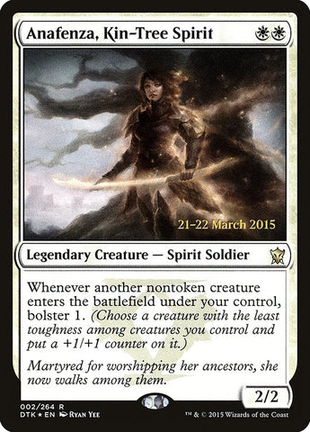 Anafenza, Kin-Tree Spirit [Dragons of Tarkir Prerelease Promos] Magic: The Gathering