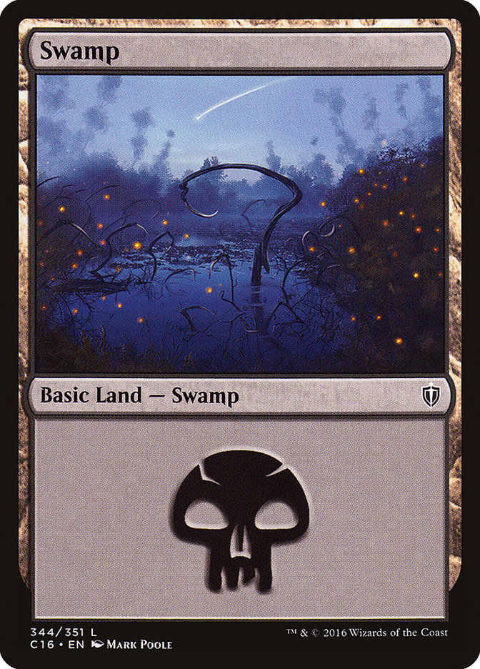 Swamp (344) [Commander 2016] Magic: The Gathering