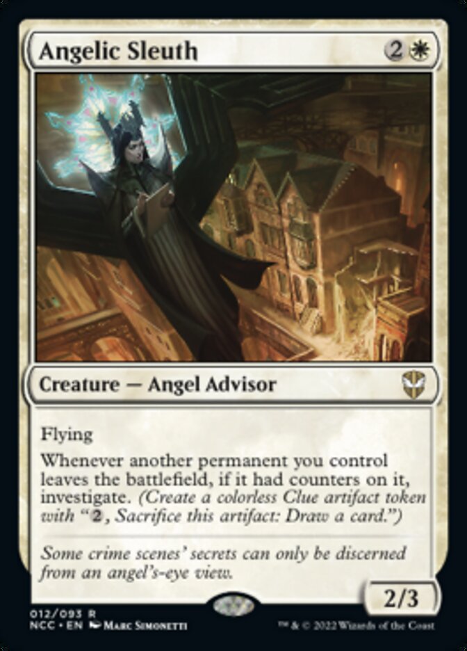 Angelic Sleuth [Streets of New Capenna Commander] Magic: The Gathering