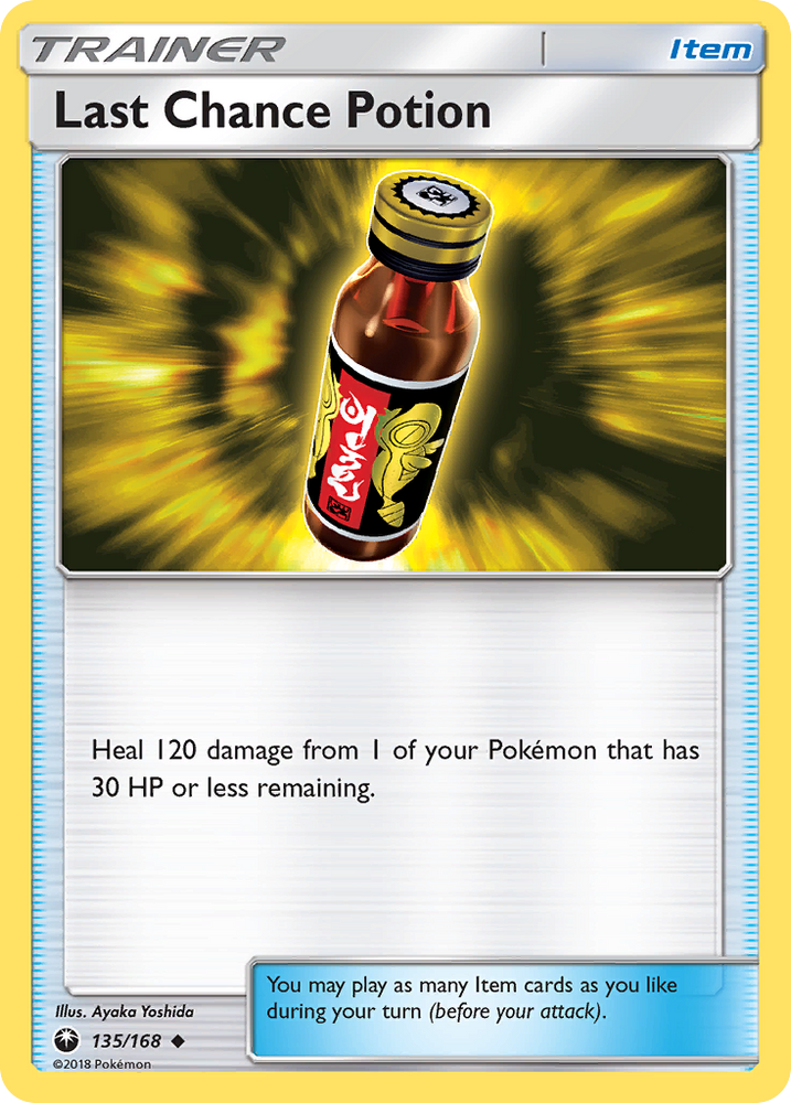 Last Chance Potion (135/168) [Sun & Moon: Celestial Storm] Pokémon