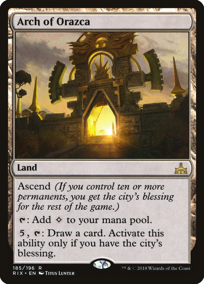 Arch of Orazca [Rivals of Ixalan] Magic: The Gathering