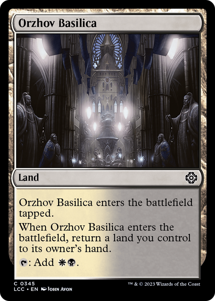 Orzhov Basilica [The Lost Caverns of Ixalan Commander] Magic: The Gathering