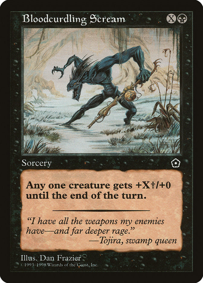 Bloodcurdling Scream [Portal Second Age] Magic: The Gathering