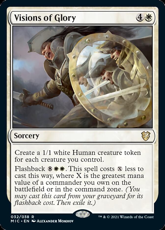 Visions of Glory [Innistrad: Midnight Hunt Commander] Magic: The Gathering
