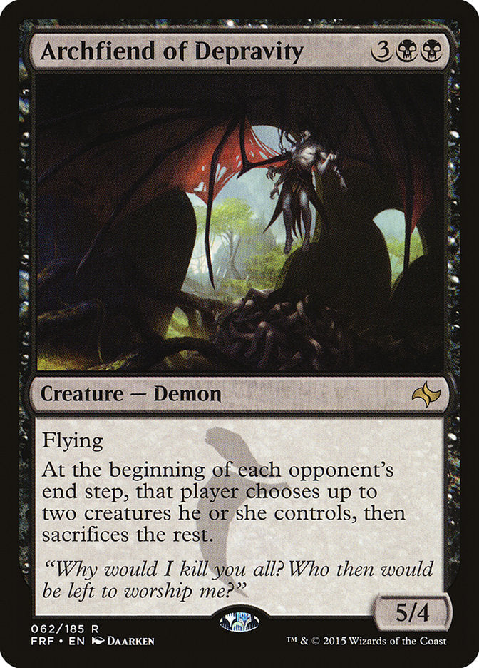 Archfiend of Depravity [Fate Reforged] Magic: The Gathering