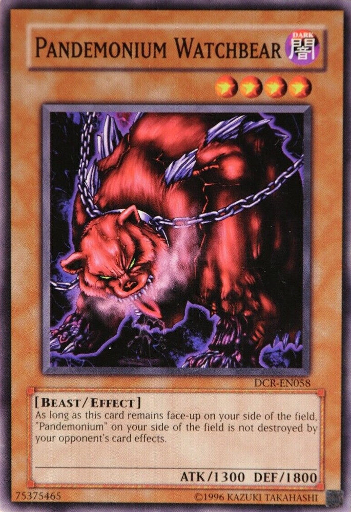 Pandemonium Watchbear [DCR-EN058] Common Yu-Gi-Oh!