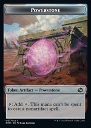 Powerstone // Ravage Double-Sided Token [The Brothers' War Tokens] Magic: The Gathering