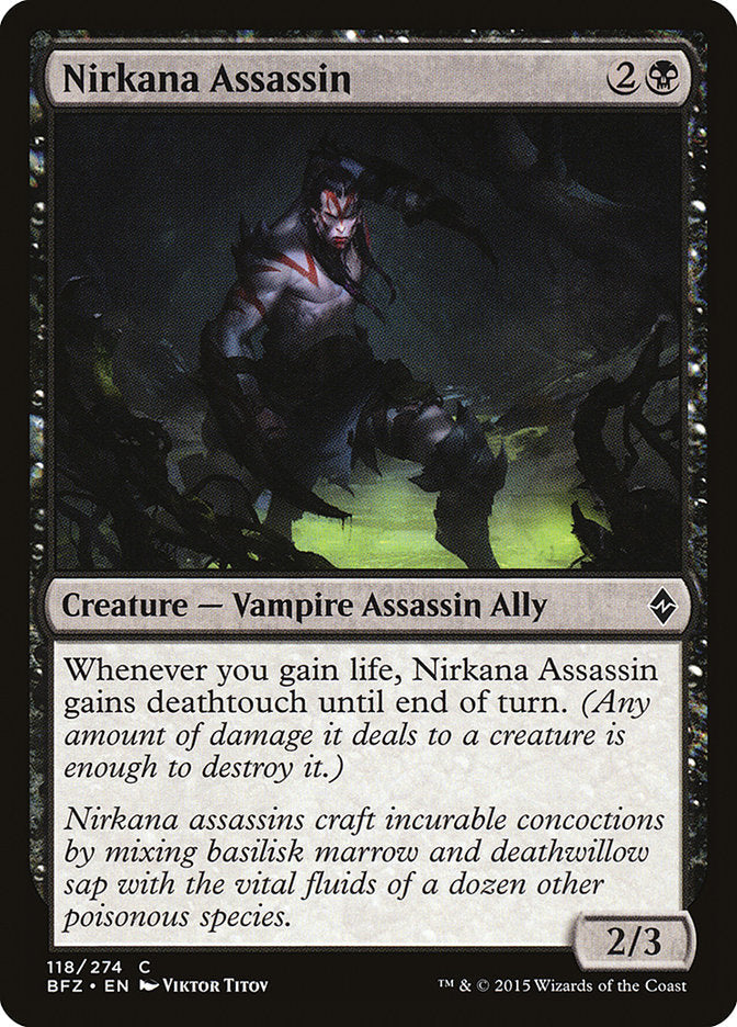 Nirkana Assassin [Battle for Zendikar] Magic: The Gathering