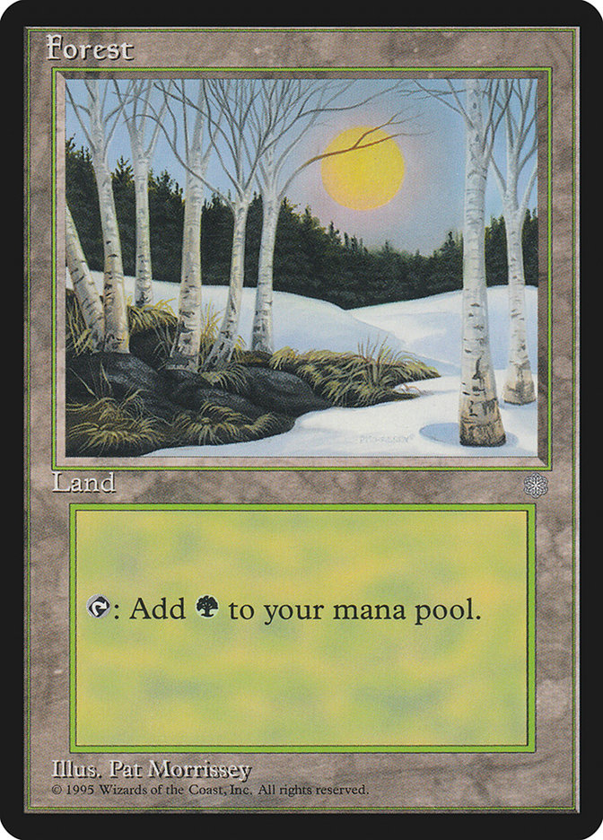 Forest (380) [Ice Age] Magic: The Gathering