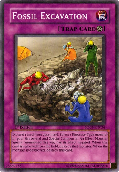 Fossil Excavation [SD09-EN036] Common Yu-Gi-Oh!