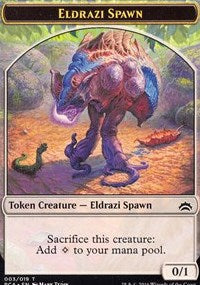 Eldrazi Spawn (003) // Eldrazi Double-Sided Token [Planechase Anthology Tokens] Magic: The Gathering