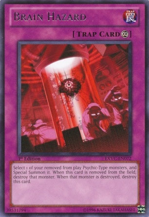 Brain Hazard [EXVC-EN072] Rare Yu-Gi-Oh!