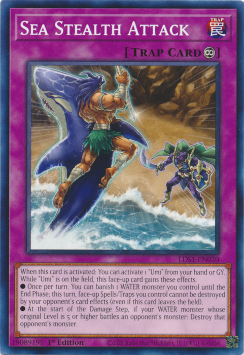 Sea Stealth Attack [LDS1-EN030] Common Yu-Gi-Oh!